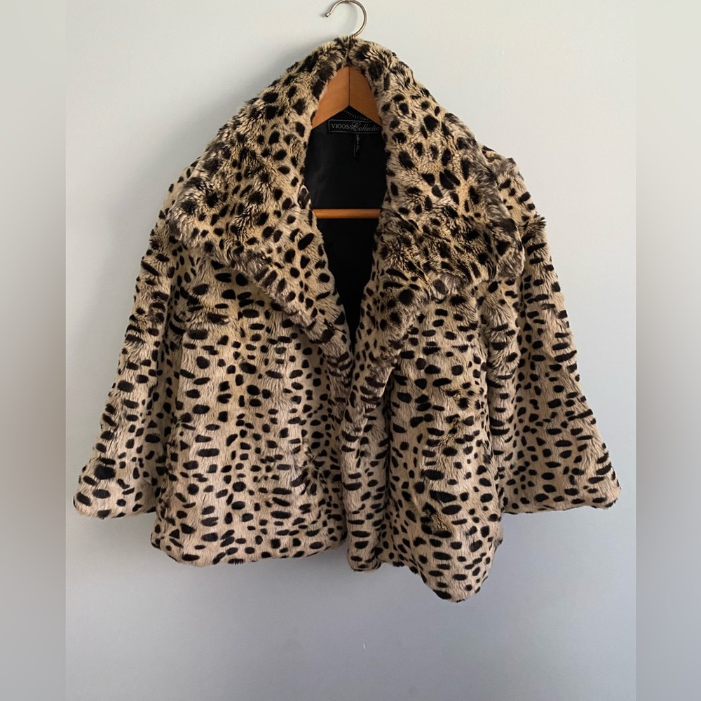 Faux fur coat